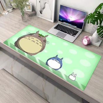 Gumijas Paklājiņš Tastatūras Spēļu Piederumi Mausepad Galda Aizsargs Totoro Liela Pele Spilventiņu Spēlētājs Anime Peles Paliktnis Tiger Deskmat Deskpad
