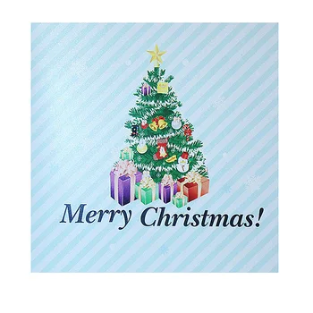 Laimīgs Ziemassvētku Karti Meitene Bērni, Sieva, Vīrs 3d Ziemassvētku Pateicības PopUp Apsveikuma Kartiņas, Pastkartes Dāvanas ar Aploksnē 5