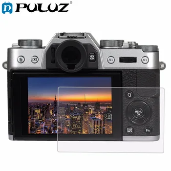 PULUZ LCD Aizsargs Filmas FujifilmX-T10/T20 Kamera 2.5 D 0.3 mm Izliektu Malu 9H Virsmas Cietība Rūdīts Stikls LCD Ekrāna Aizsargs